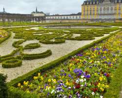 The palace also has a beautiful flower garden which was designed by  Dominique Girard. It was constructed again in the nineteenth century by Peter Jos